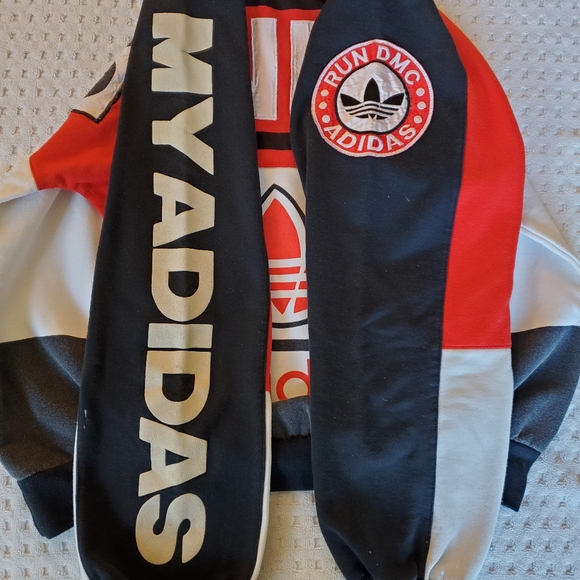 VTG Adidas Run Dmc Sweatshirt - Picture 4 of 16